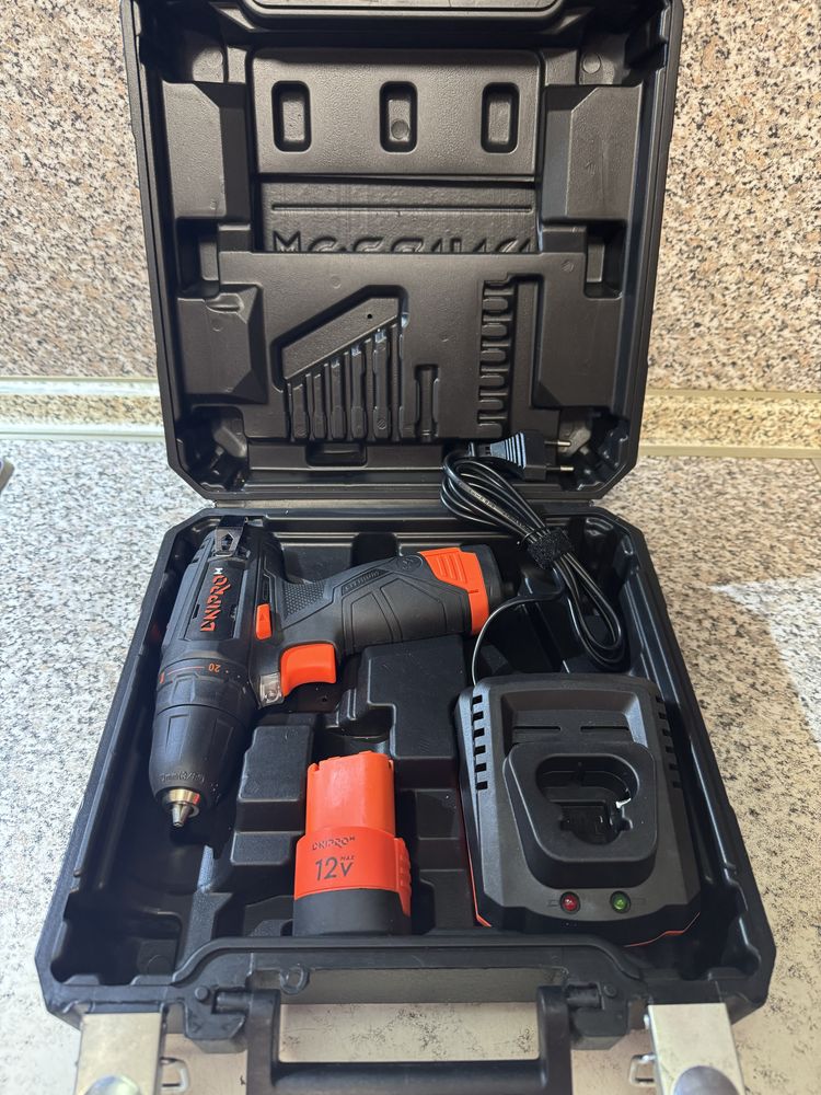 Акумуляторний дриль-шуруповерт Dnipro-M CD-12CX Compact