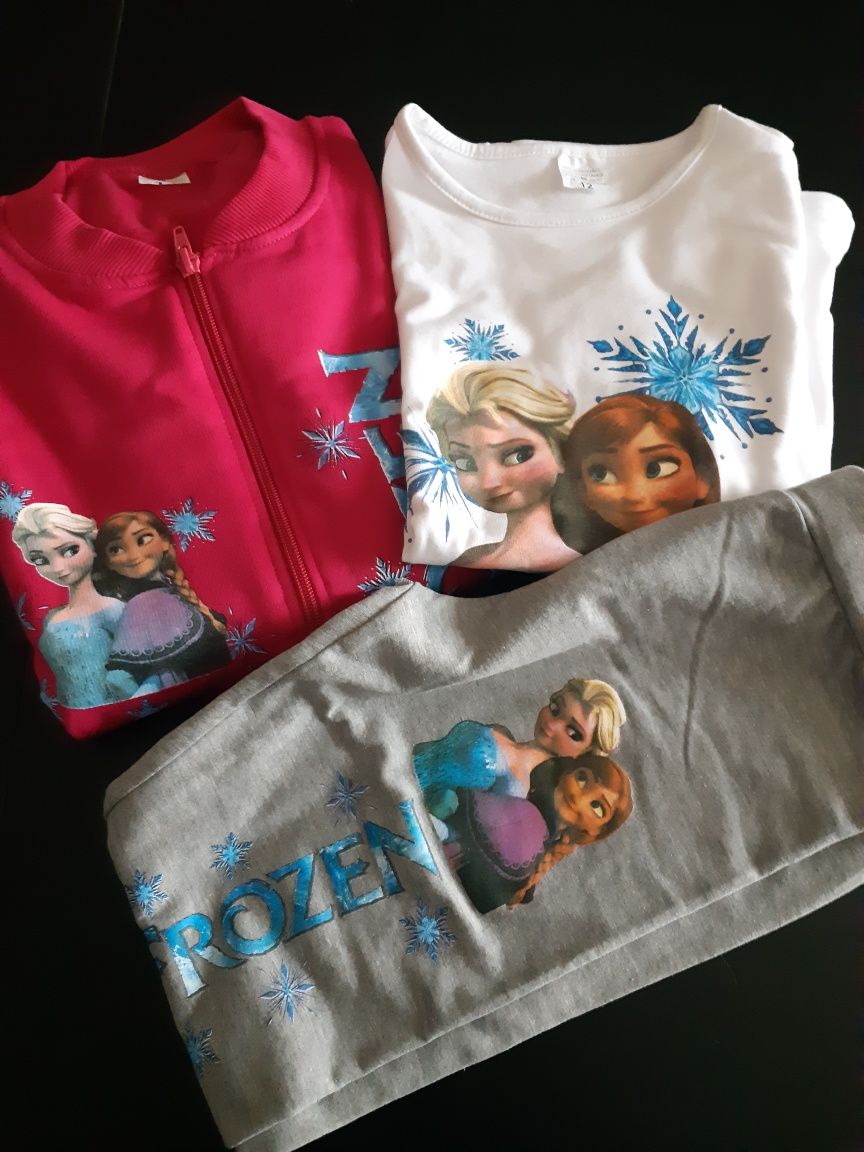 Conjunto de tres peças frozen