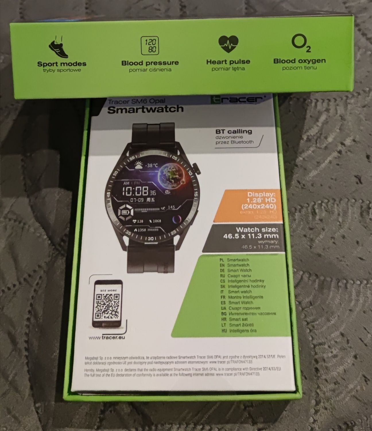 Smartwatch Tracer SM6 Opal.