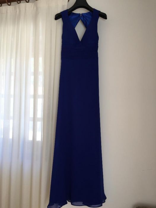 Vestido Azul Comprido - NOVO