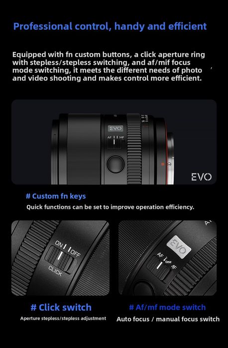 Объектив Viltrox AF 85mm F2 EVO FE для Sony