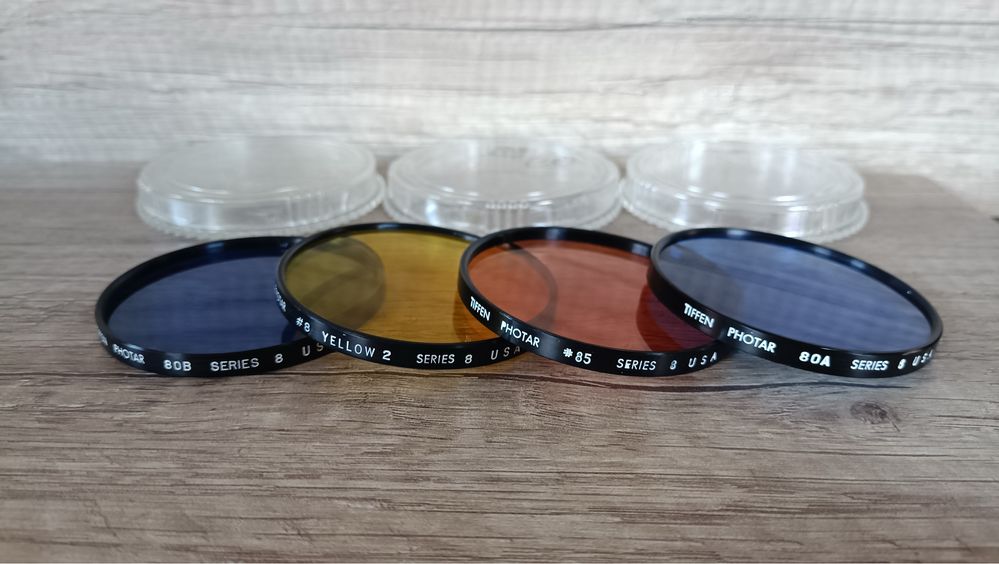 Tiffen PHOTAR Yellow 2, PHOTAR 80B, PHOTAR 80A Series 8, Світлофільтр