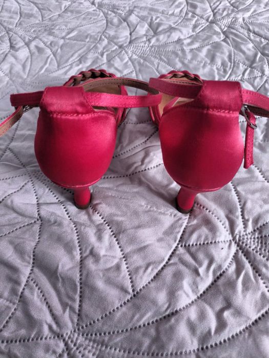 Buty na obcasie czerwone 37 do tańca i nie tylko