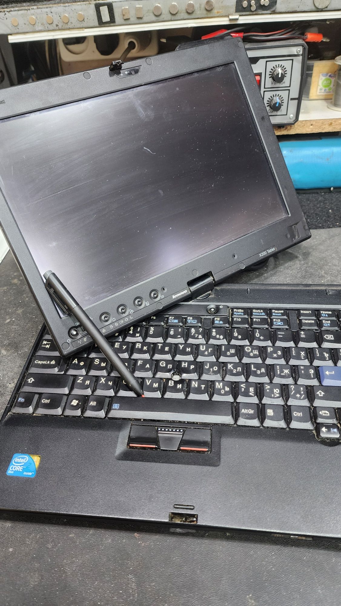 Ноутбук Lenovo X200 Tablet запчасти разбор