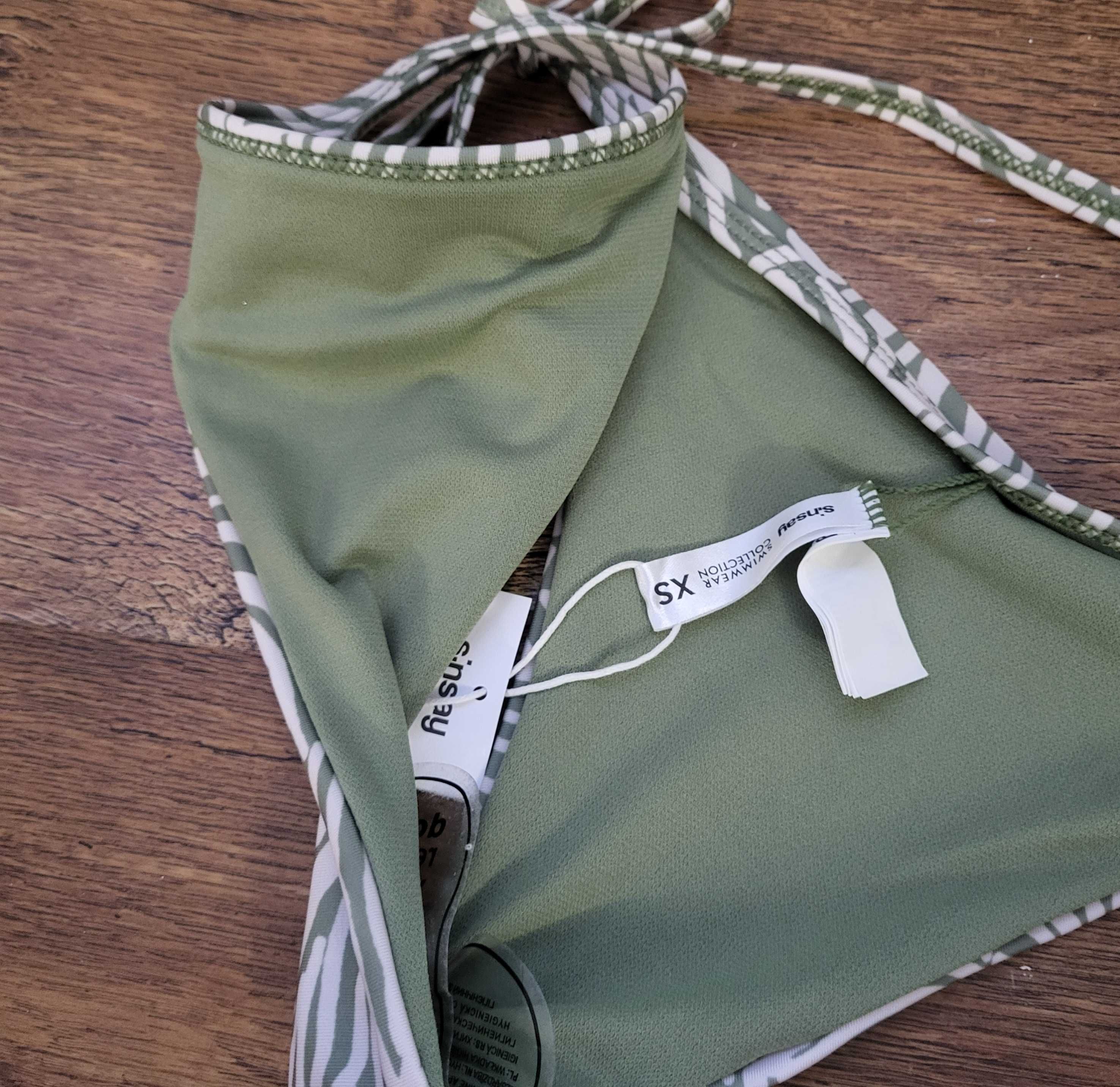 Nowe zielone majtki od bikini dół bikini damski XS 36
