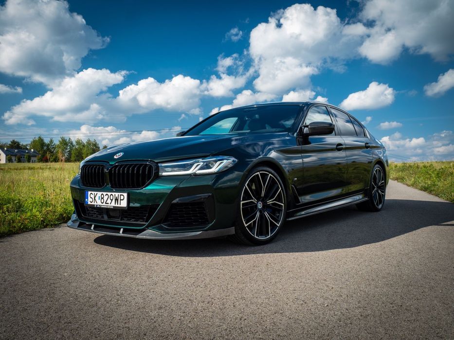 BMW Seria 5 M550i Pierwszy właściciel, wydech, dokładki karbon