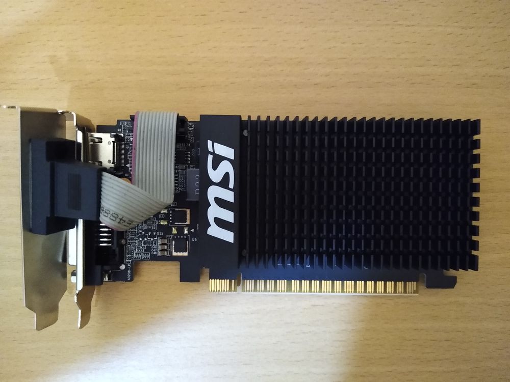 Karta graficzna MSI nVIDIA GeForce GT 710 2GD3H LP PCIe, 2GB DDR3