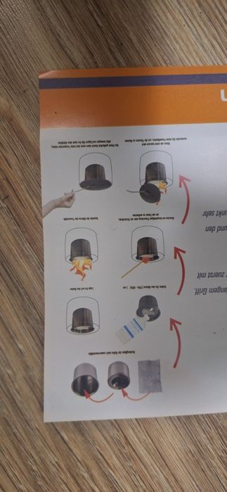 „Elegancki kwadratowy biokominek wolnostojący —, dostawa wlic