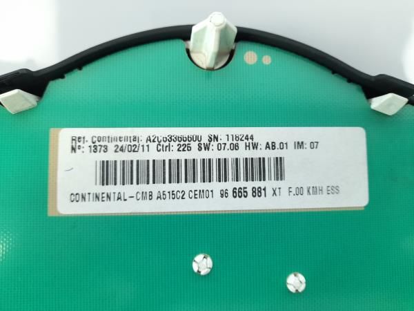 Quadrante / painel de instrumentos CITROËN C3 II (SC_)