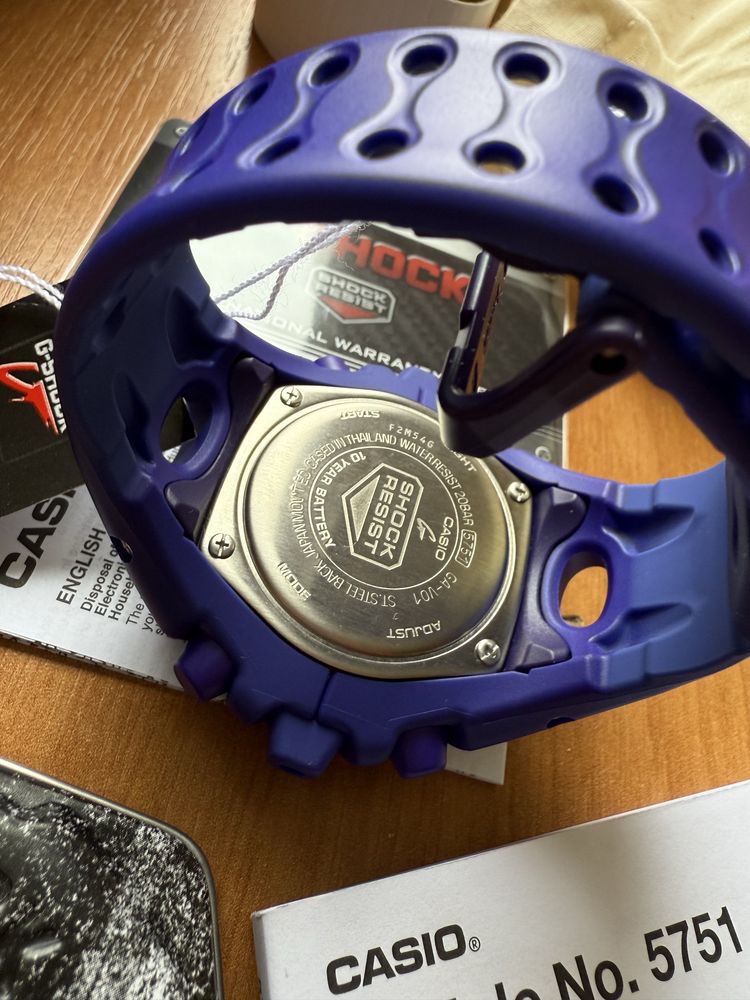 Gwarancja 6 lat paragon Nowy Casio G-shock GA V01
