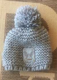 Зимняя  вязаная шапка и шарф Kamea, комплект