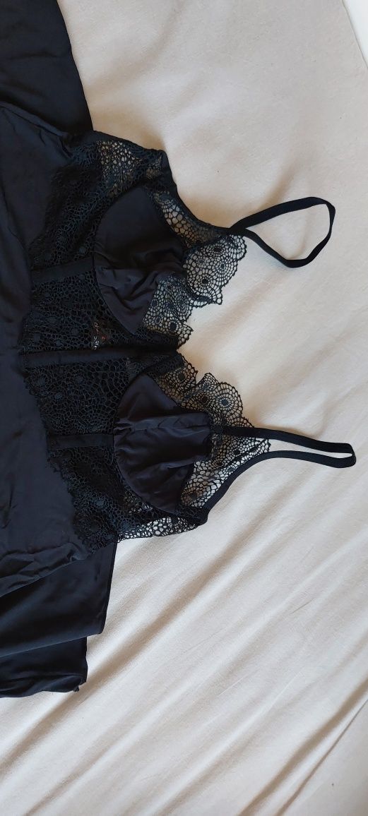 Sharlotte Chemise Koszulka Obsessive czarny S/M