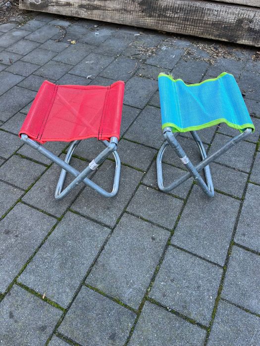 Stołki wędkarskie składane małe podręczne wędkarstwo