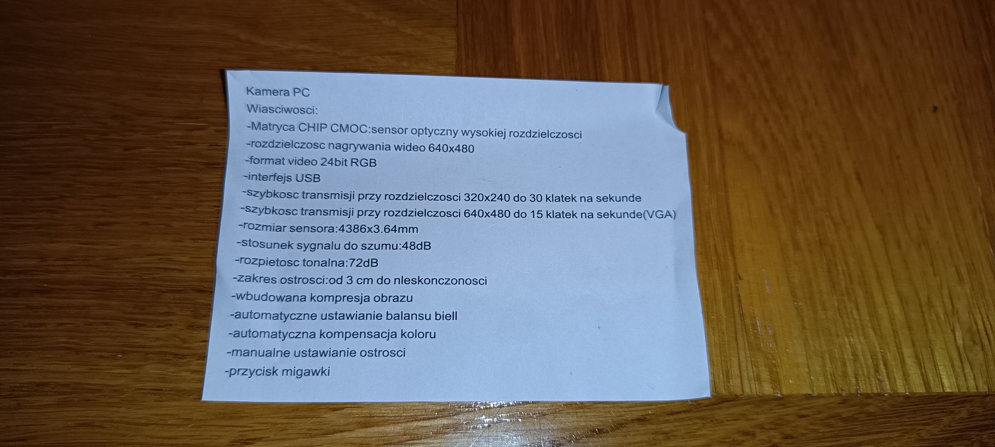 Kamera komputerowa PC camera
