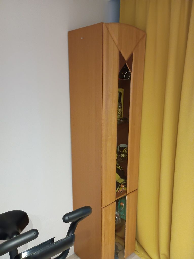 Słupek szklano drewniany olcha miodowa