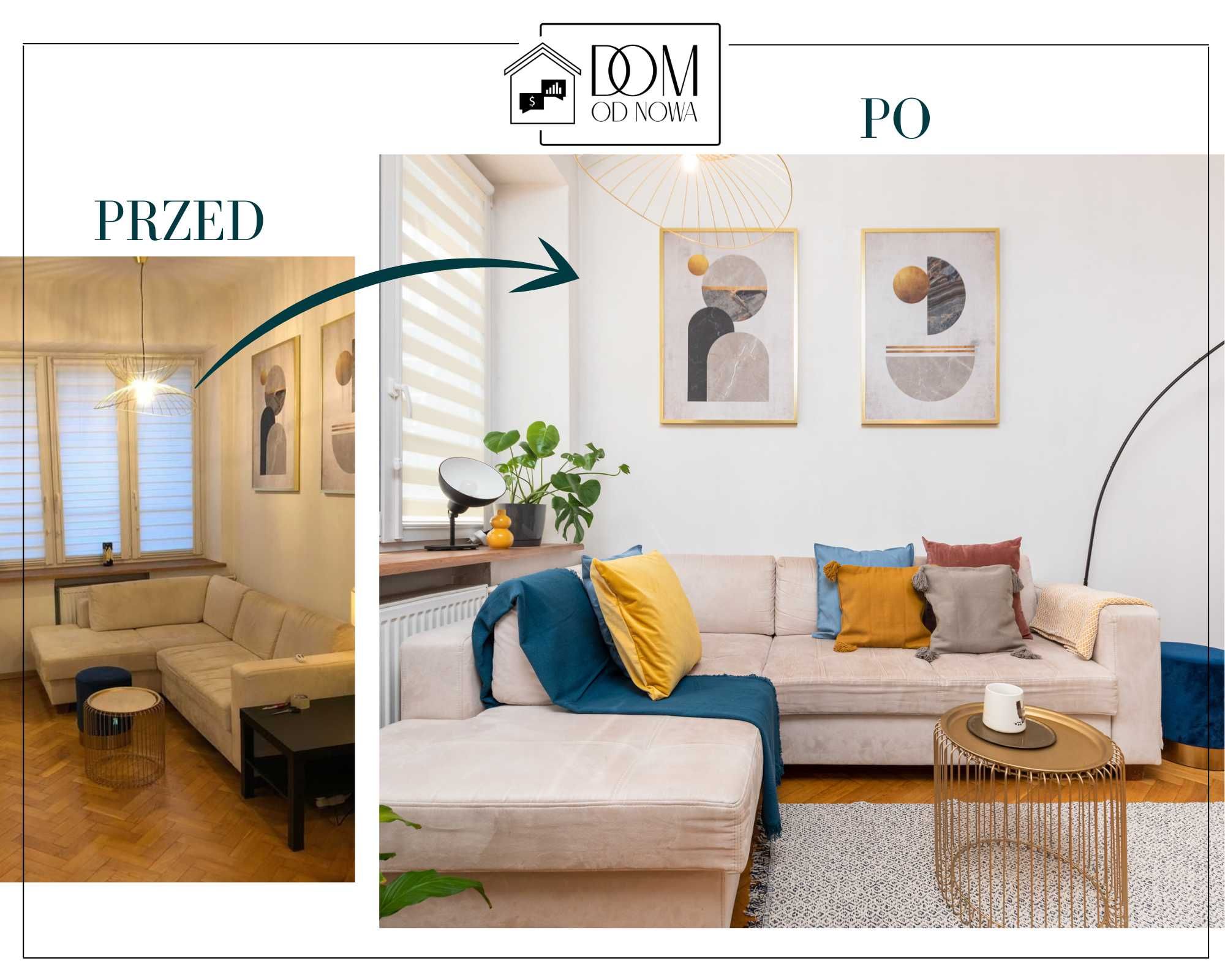 Home staging Warszawa, stylizacja, aranżacja