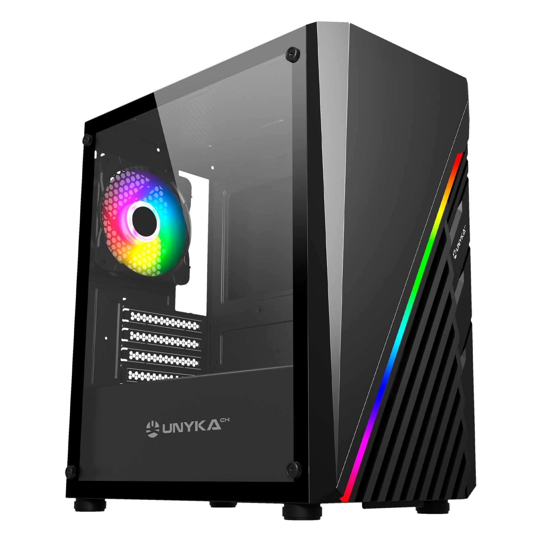 Caixa micro-Atx com rgb frontal