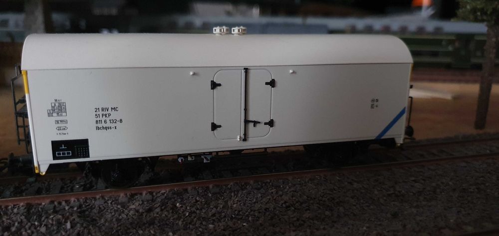 Zestaw 3 wagonów PKP chłodnia  H0 pasuje do Piko i Roco