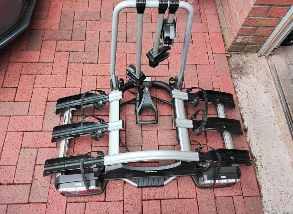 Thule 922 bagażnik na hak na 3 uchwyt rowerowy platforma odchylany