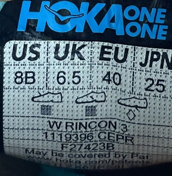 Кроссовки Hoka One One Rincon 3 Яркие Сетка Бег Отличное состояние