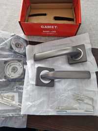 Gamet Klamka Erba Chrom/Satyna Grafitowa DH87A24Z0411MCKWBL