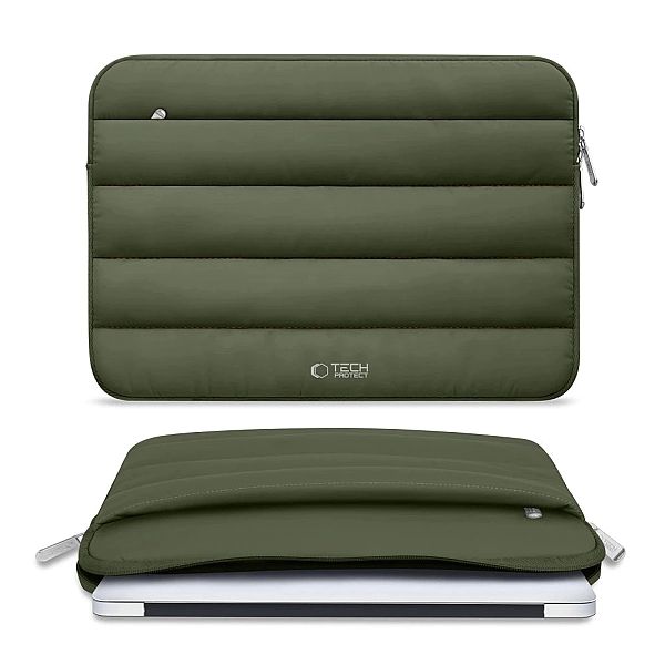 Torba Tech-Protett Fluffy na laptopa 13-14 - zielona