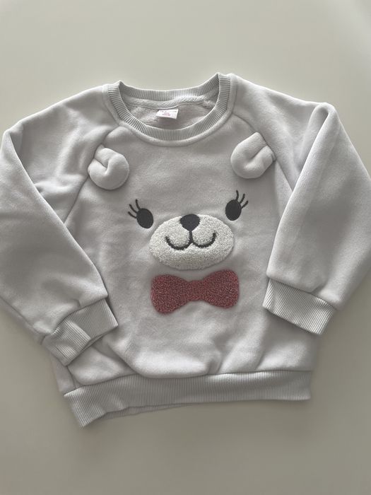 Camisola muito fofa e quentinha. Cardada, tamanho 4 anos