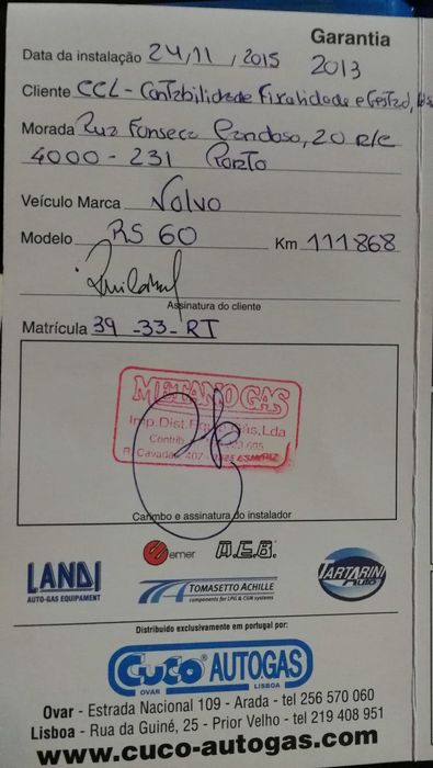 Volvo S60 2.3 T5 a GPL