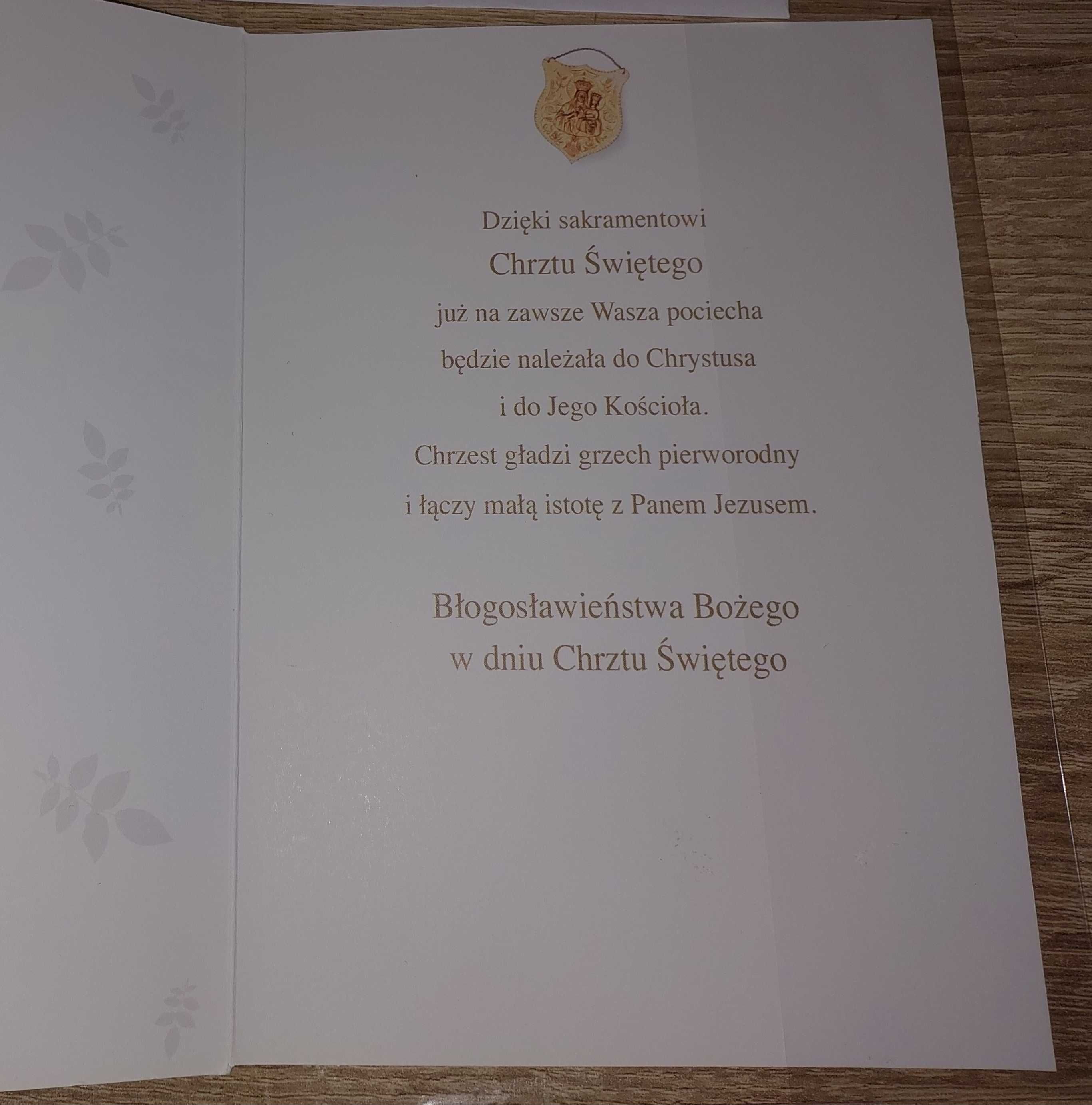 Kartka na chrzest św