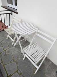 Dwa krzesła i stoliki na balkon,taras
