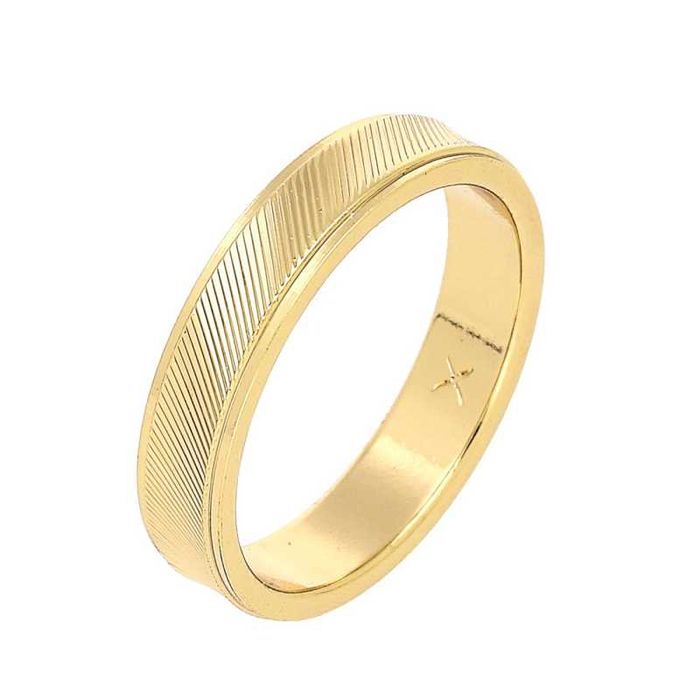 Obrączka złota klasyczna DIAMENTOWANA USA8 PL17 średnica 18 mm SM53