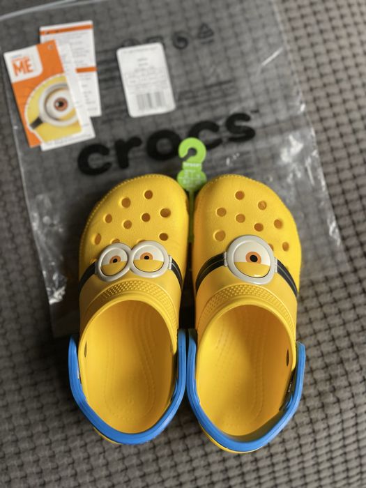 Дитячі шльопанці Crocs x Minions c13, 30-31