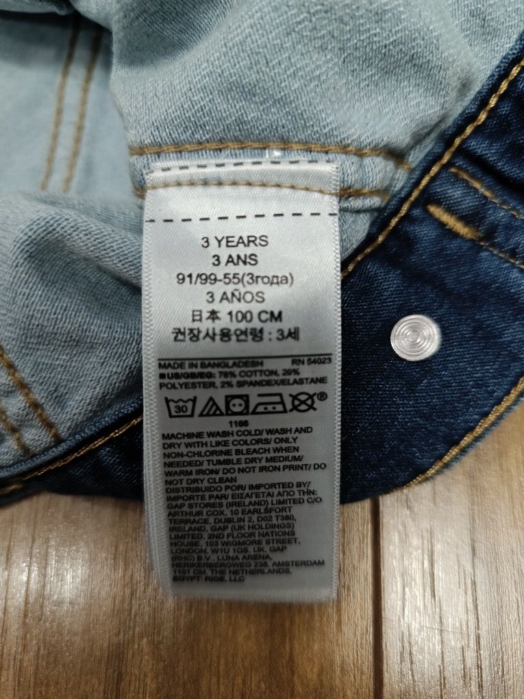 Kurtka katana jeansowa GAP 98/104