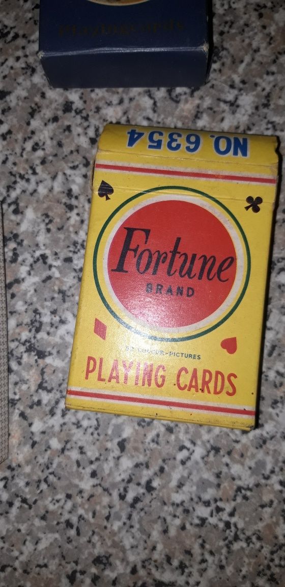 Conjunto de 5 Baralhos de Cartas Antigos
