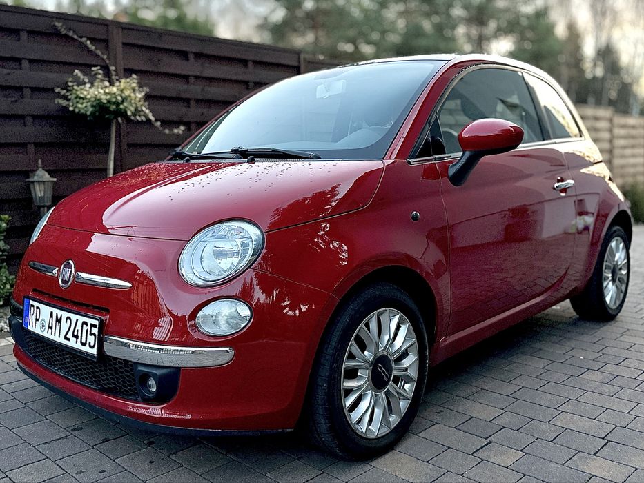 Fiat 500  Lounge • 1.2 • 2015r. • Panorama • Klima AUTO • Grzane Fotel