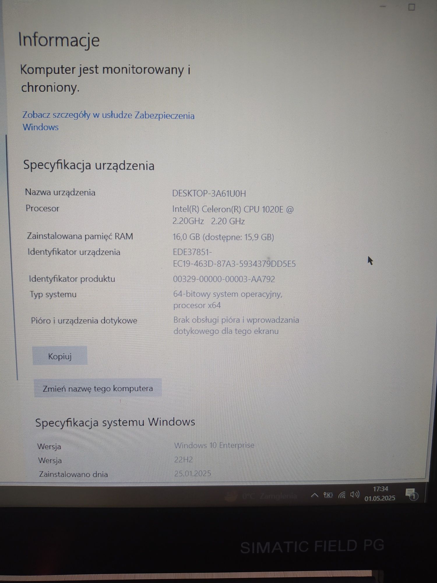 Siemens simatic pg field m4 step7 tia portal