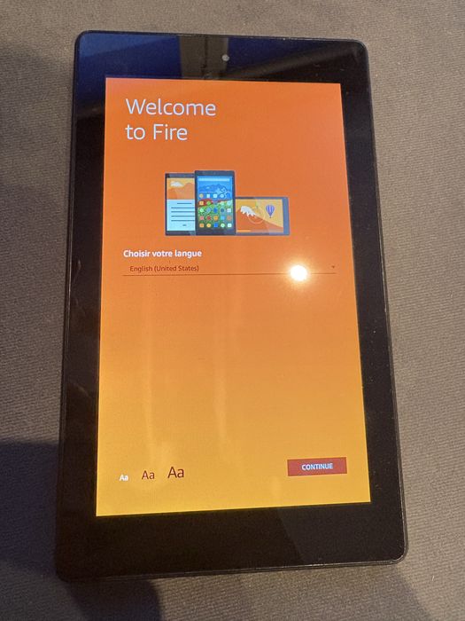 Tablet Amazon fire 7th Czarny w Bardzo dobrym stanie