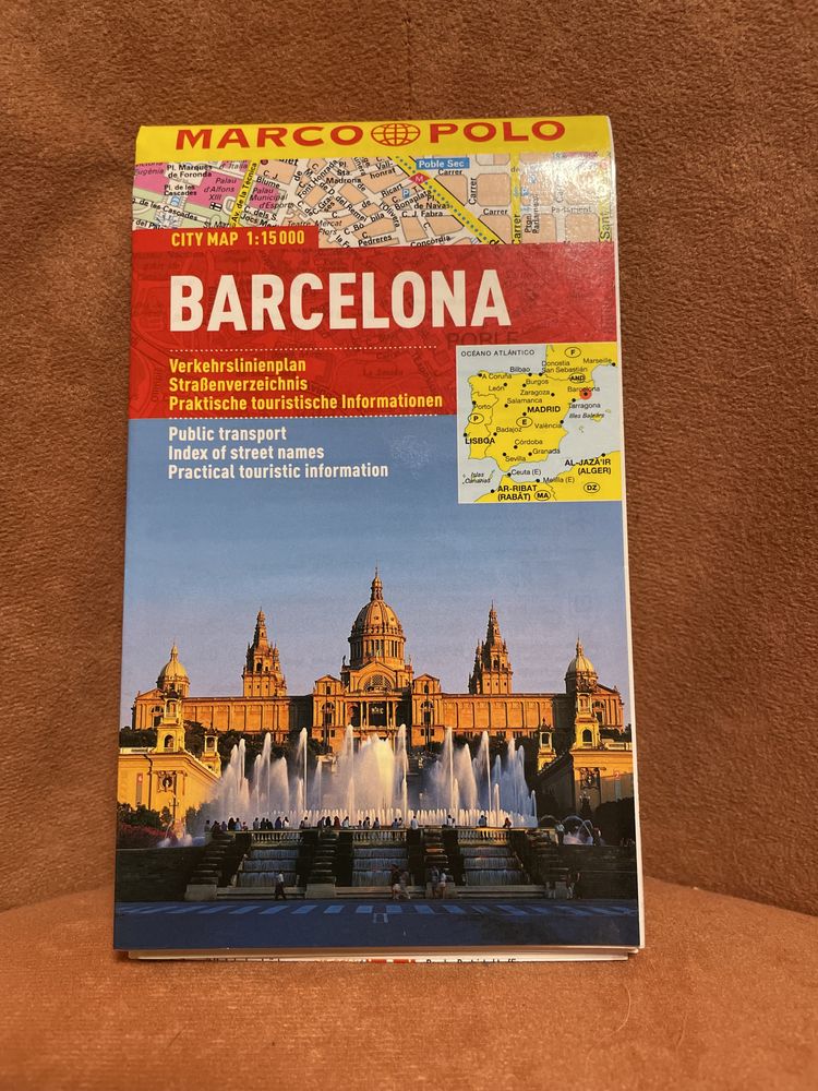 Barcelona - plan miasta , nowy . Polecam .