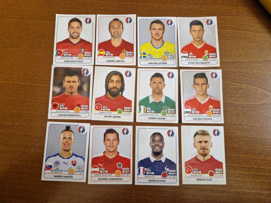 Naklejki Euro 2016- 32szt.