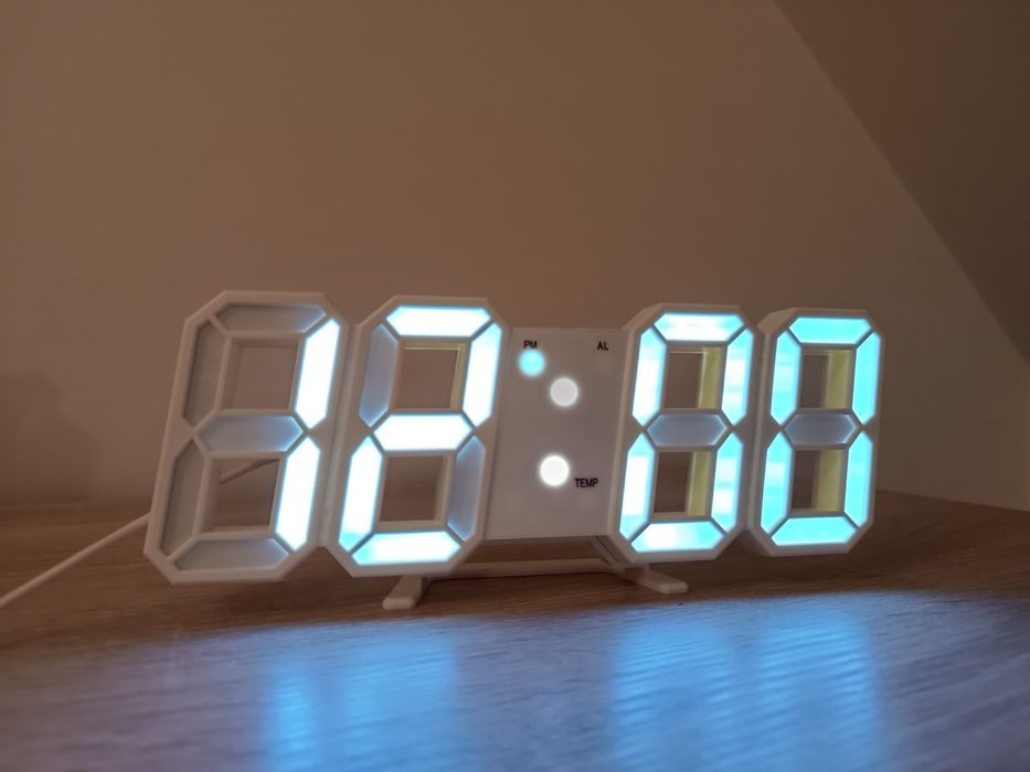 Zegar Świetlny LED USB