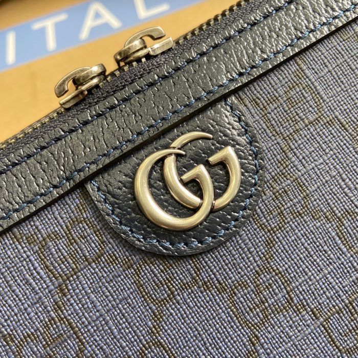 Сумка  мужская синяя через плечо кожаная Louis Vuitton оригинал gcc