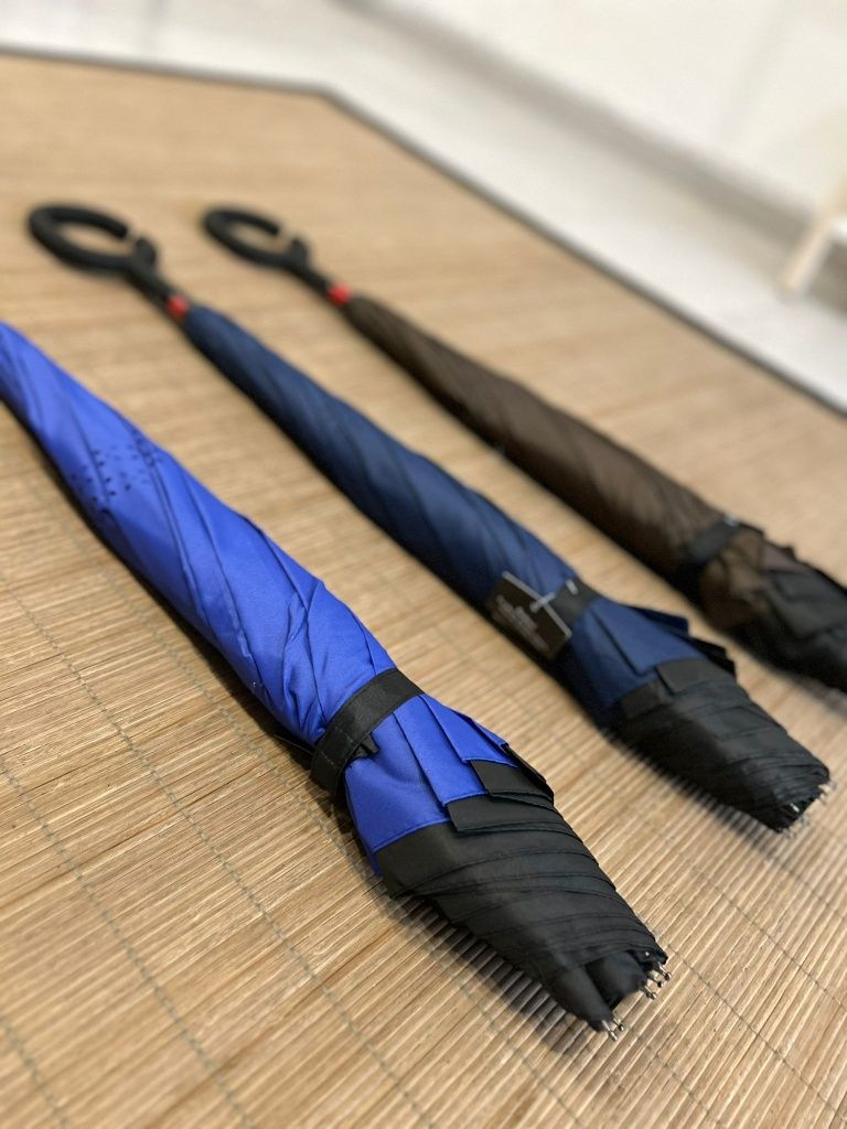 Chapéus de chuva invertidos
