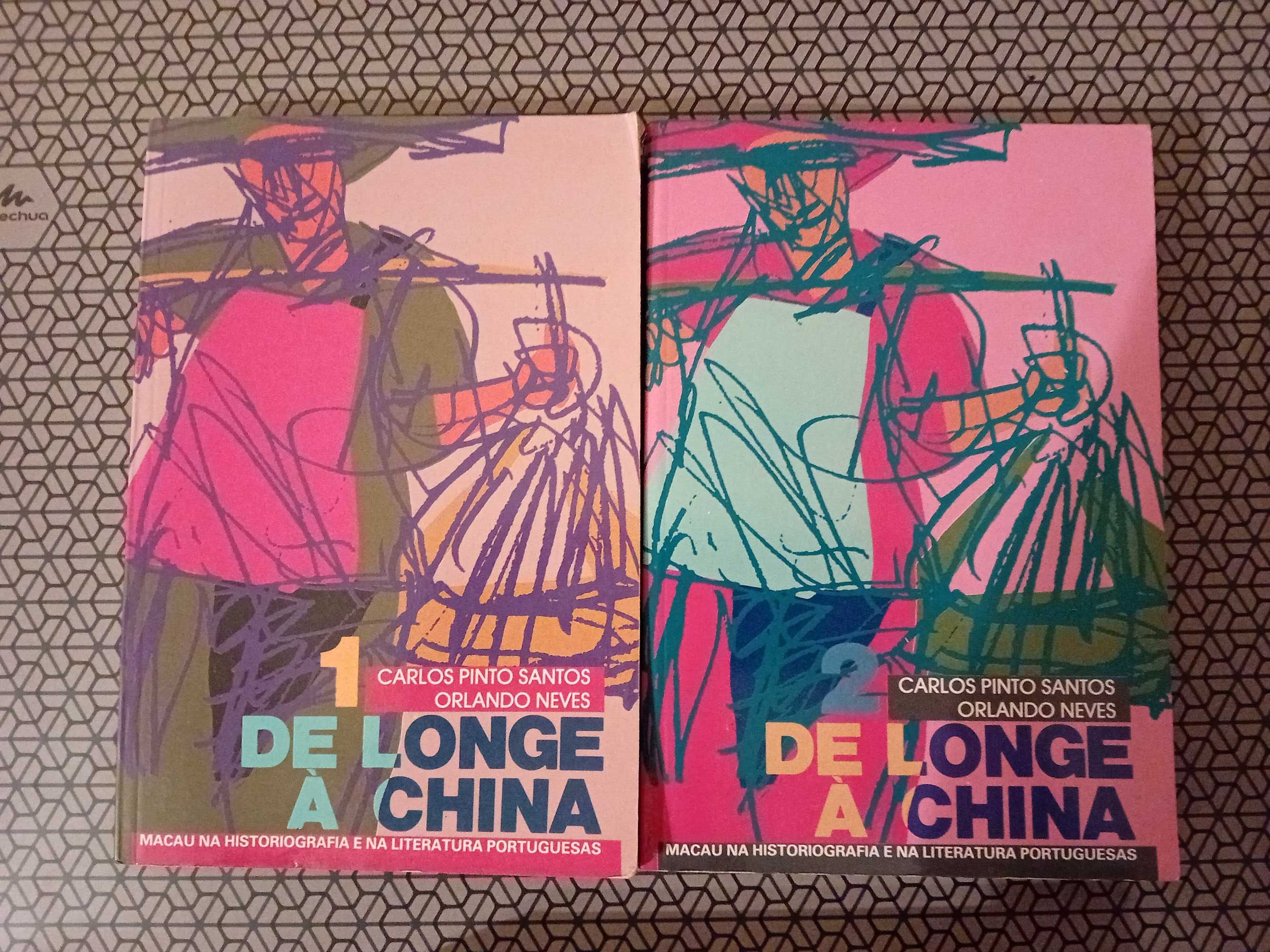 Livros De Longe a China Vol. 1 e 2 e 100 Futurismo.