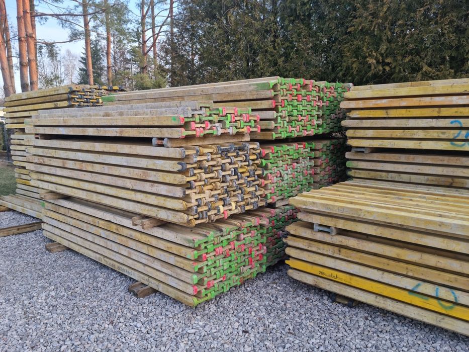 Doki dzwigary szalunki stropowe stemple sklejka