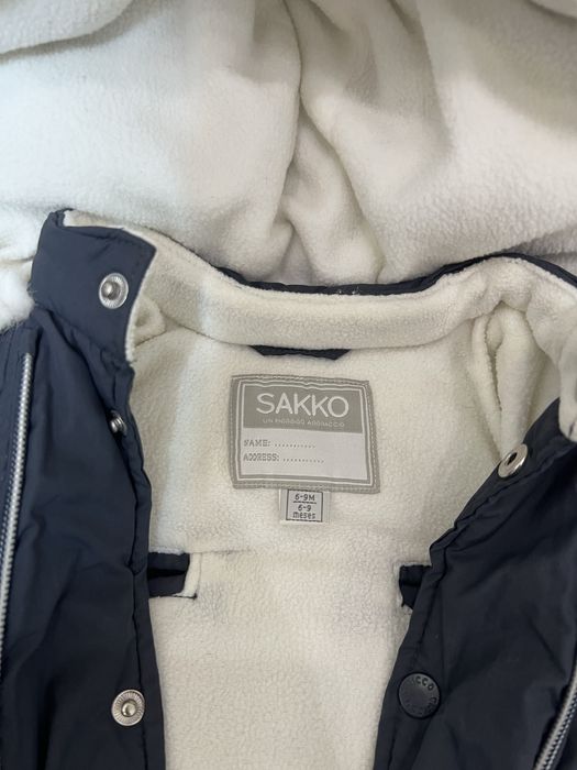 Зимний комбинезон /конверт Chicco  на пуху 6-9 мес