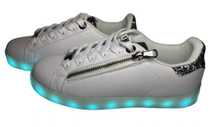 Świecące Buty LED damskie podświetlane z brokatem - 36-41 - Wys. 24h