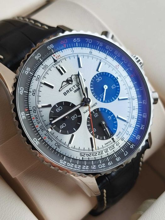 Breitling Navitimer B01 Chrono. 43mm ICE BLUE 2025r / Gwar. do 2033r.