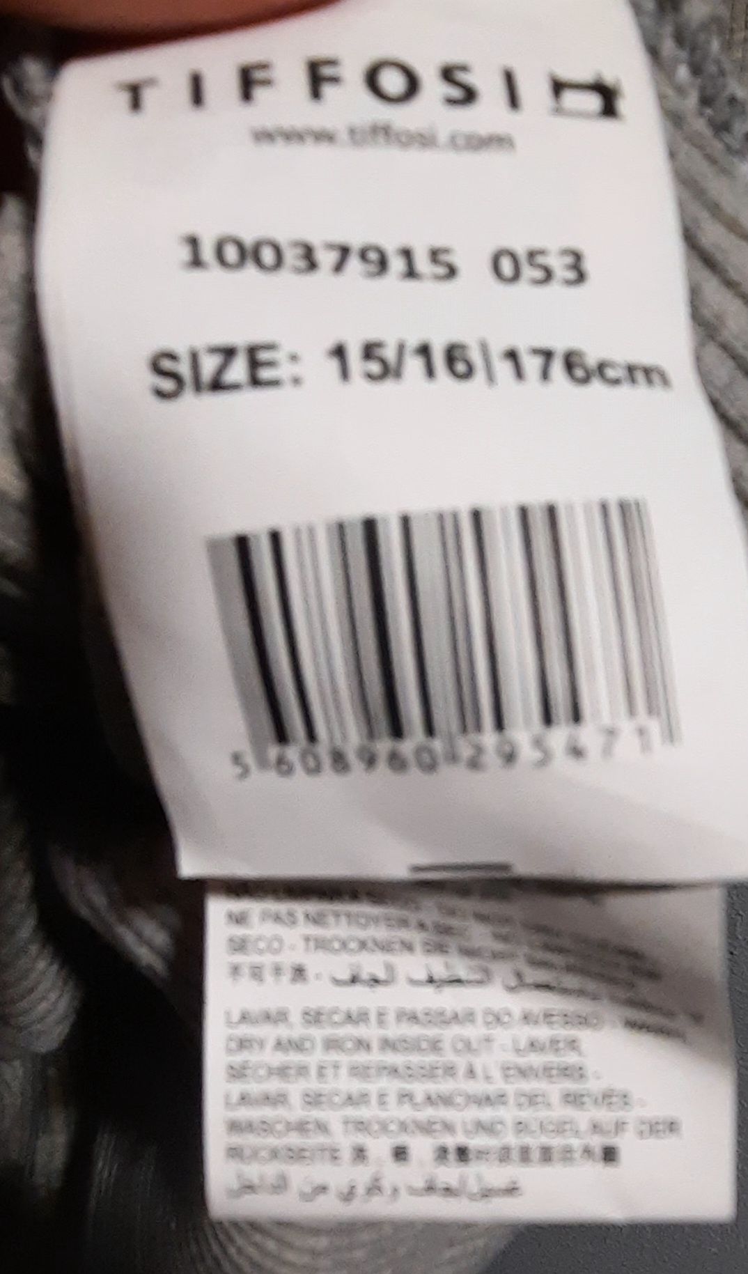 Vestido de malha cinza