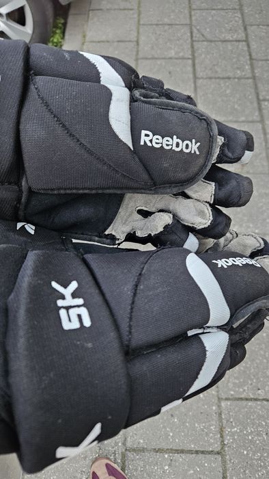 Rękawice hokejowe Reebok 15 cali senior duże