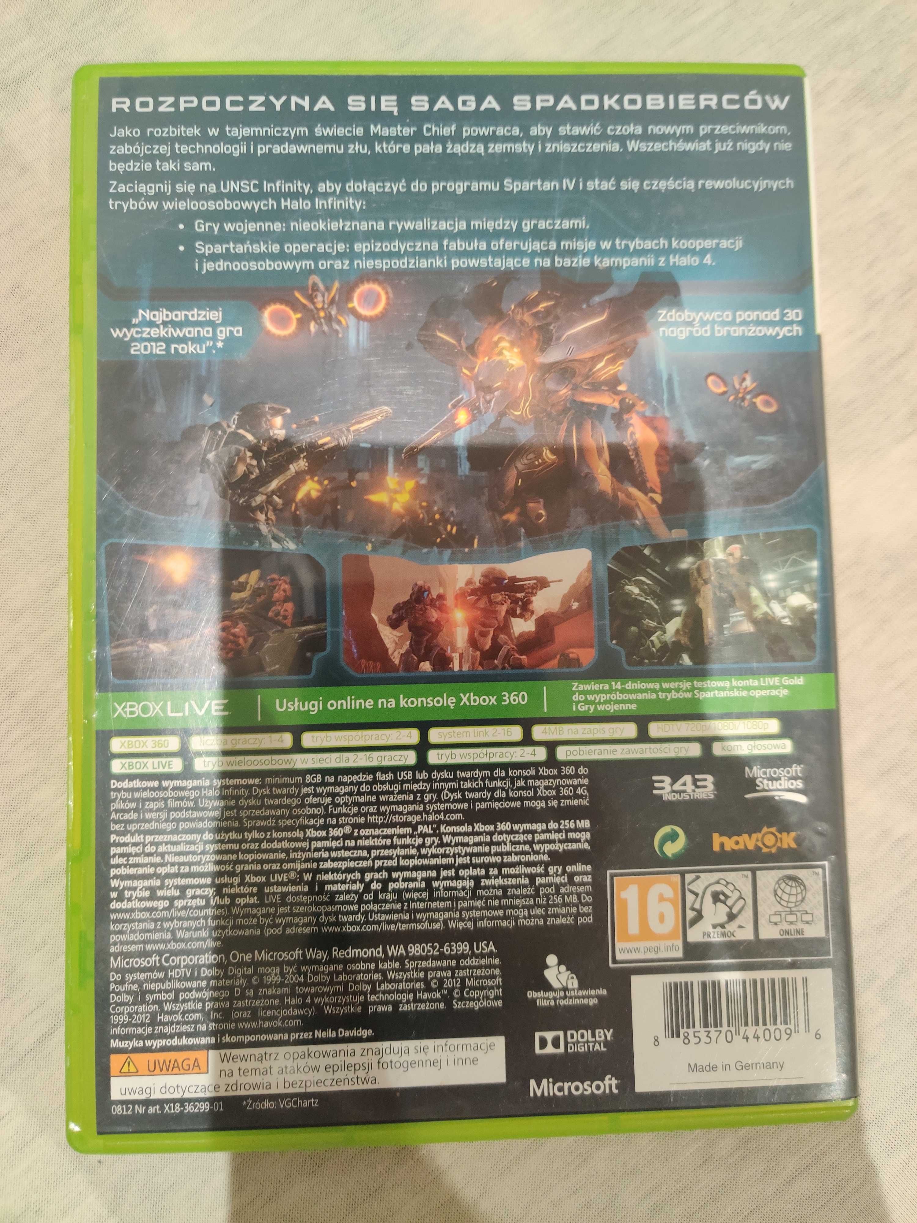 Gra xbox 360 Halo 4 okazja